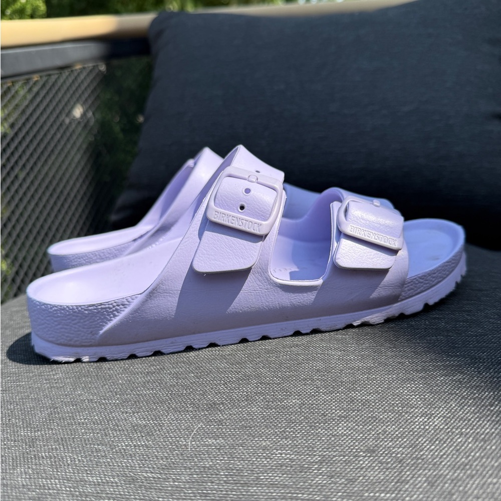 Birkenstock Arizona EVA Sandals in Light Lavender